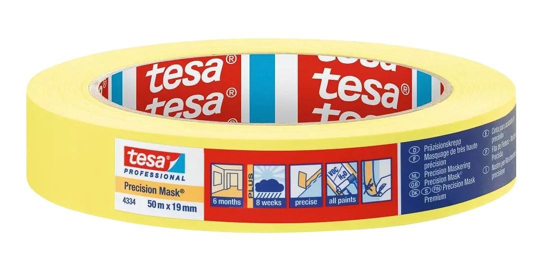 Tesa 04334-00004-00 Tape, Paint Masking, 50mm X 50M