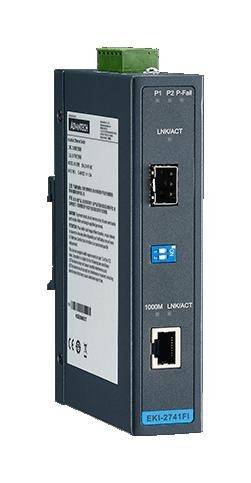 Advantech Eki-2741Fi-Be Media Conv, Giga Ethernet-Sfp