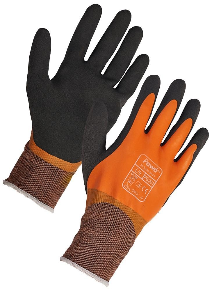 Pawa Pg20184 Latex Dual Dipped Gloves - Xl (10)