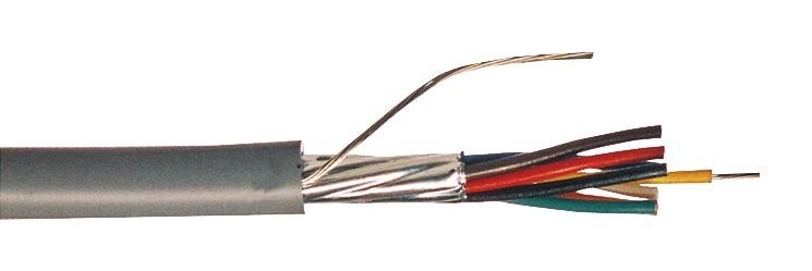 Belden 9538 060500 Shielded Multiconductor Cable, 8 Conductor, 24Awg, 500Ft, 300V