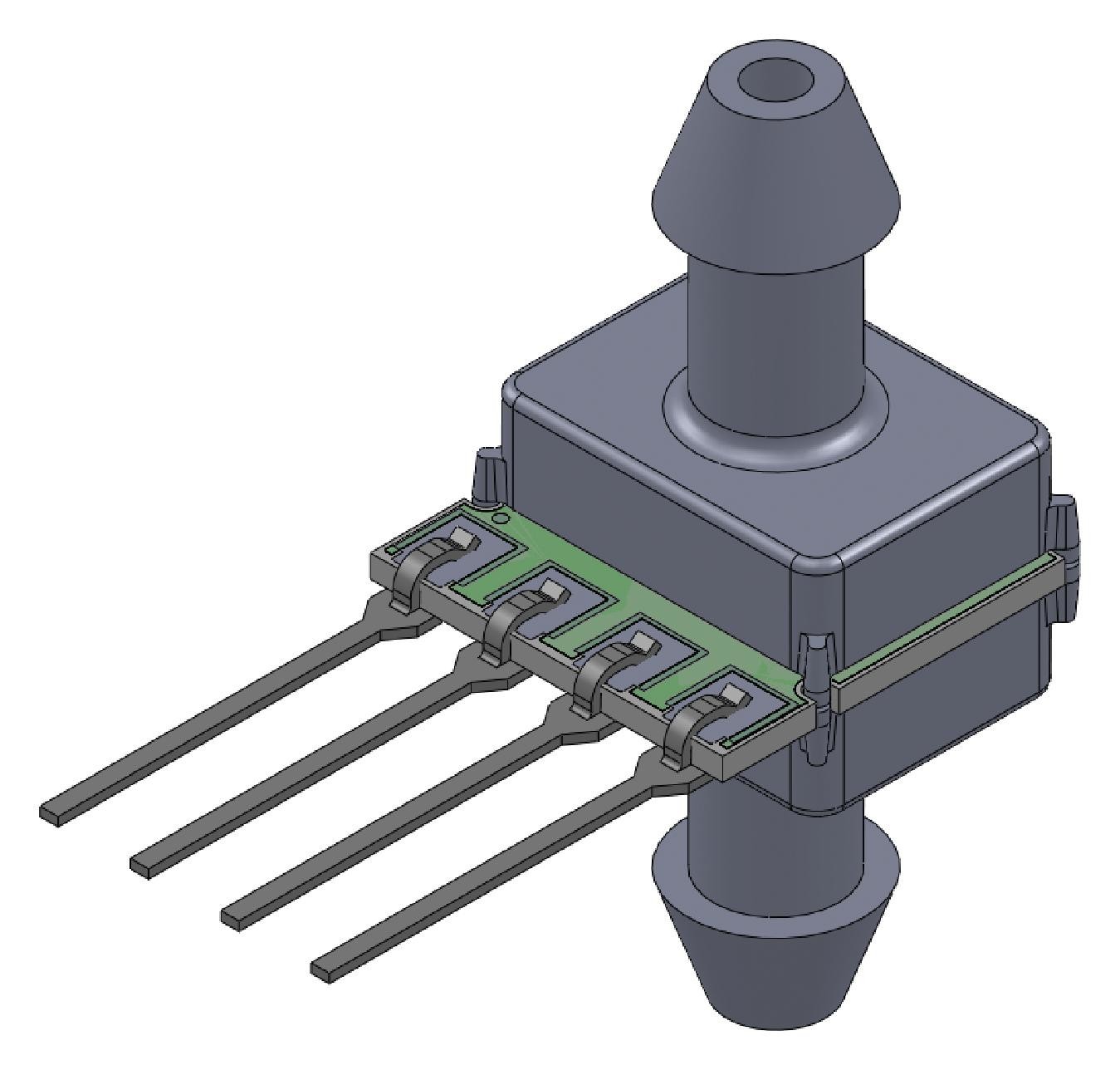 Amphenol All Sensors Elvh-001D-Haah-C-Naa5 Pressure Sensor, 1Psi, Diff, Analogue