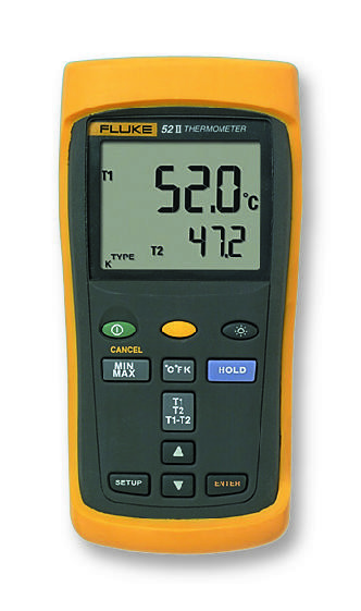Fluke Fluke 52 Ii Thermometer, Digital, -250Â°C - 1372Â°C