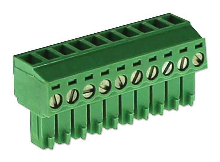 CamdenBoss Ctb92He/10 Terminal Block, Pluggable, 10Pos, 16Awg