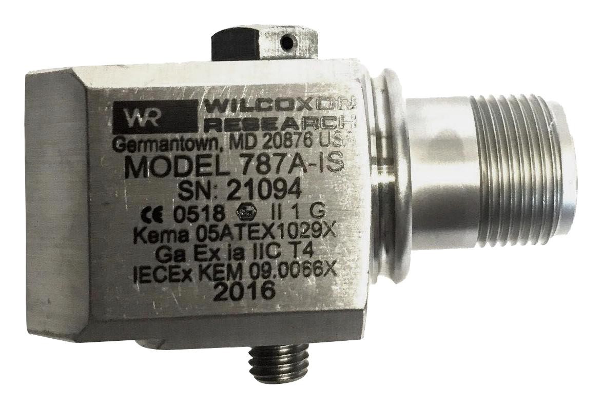 Amphenol Wilcoxon 787A-Is Sensor, Side Exit, 100 Mv/g, Panel