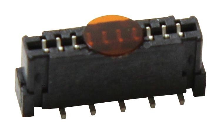 Samtec Fc1-10-01-T-K-Tr Connector, Ffc, 10Pos, 1Row, 1mm