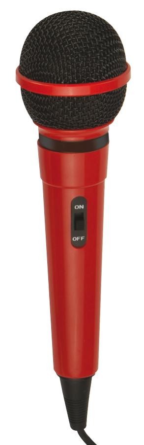Mr Entertainer G156Dr Microphone, Plastic Body, Red