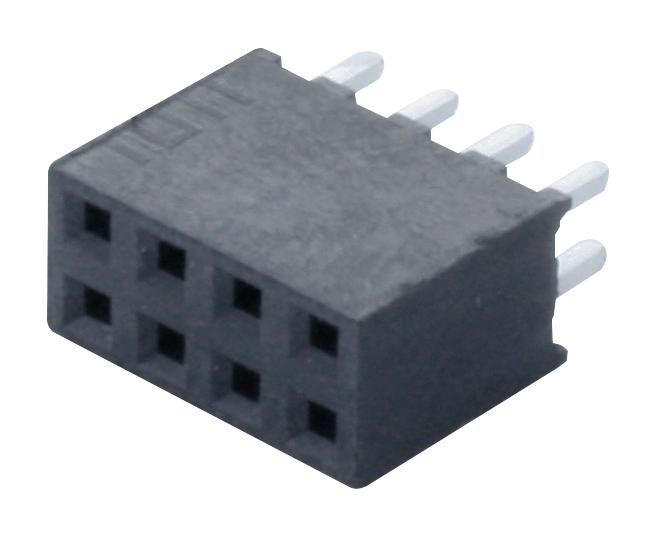 Samtec Sqt-104-01-L-D Receptacle, 2mm, Vert, 8Way