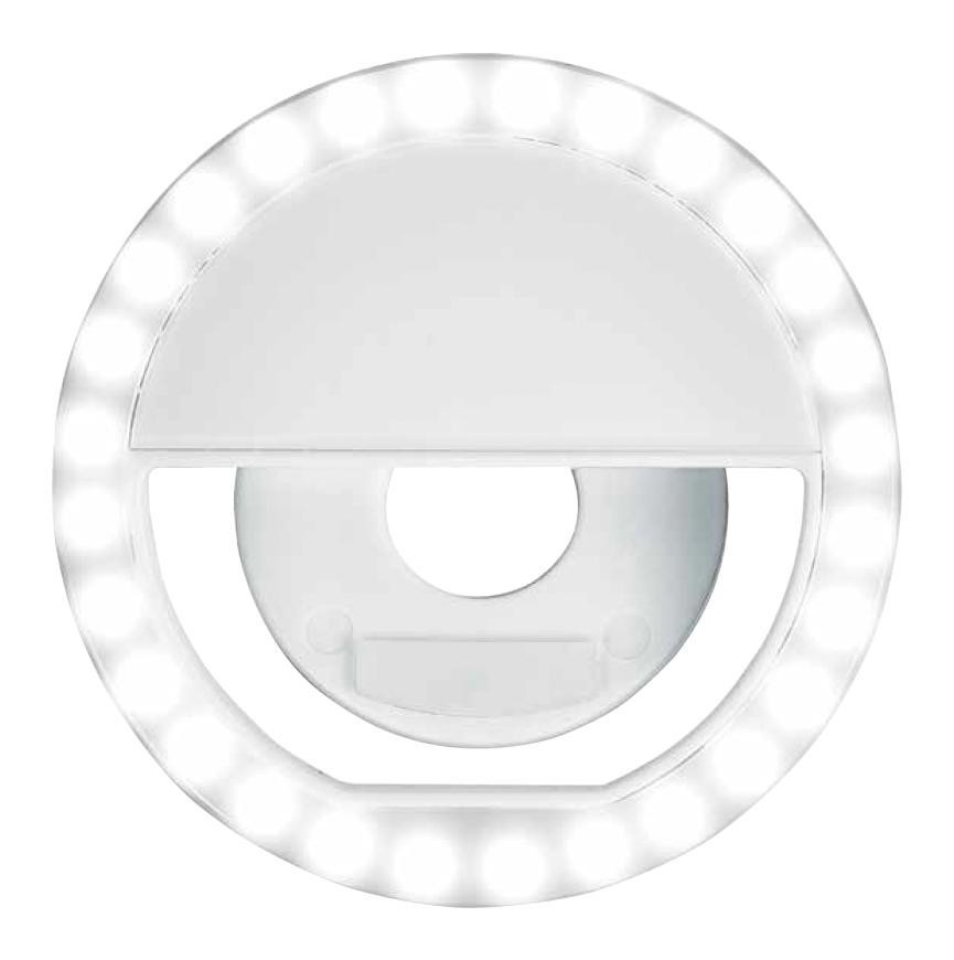 Jensen Skl10 Selfie Light Ring, White, Usb