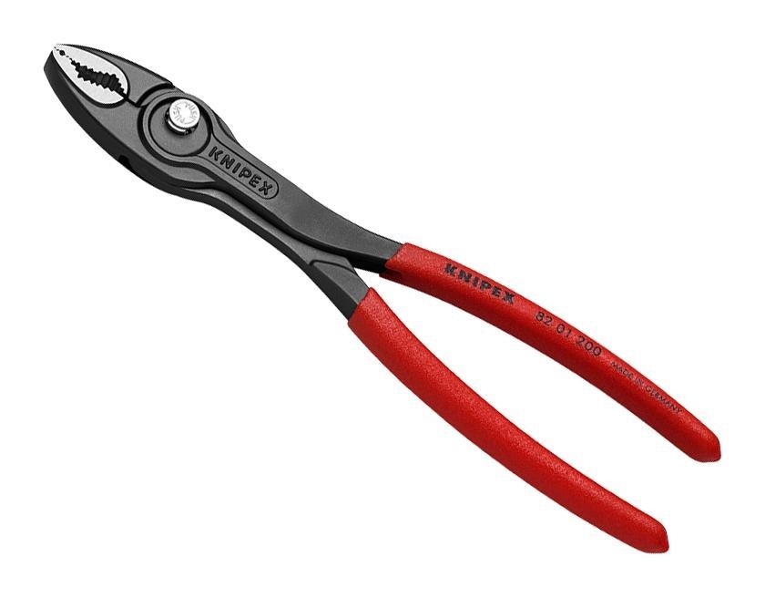 Knipex 82 01 200 Plier, Twingrip Slip Joint, 200mm, 22mm