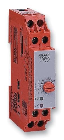 Broyce Control M1Esw 24Vac/dc//110Vac 10 Mins Timer, Delay Off, 110 Vac, 10Mins