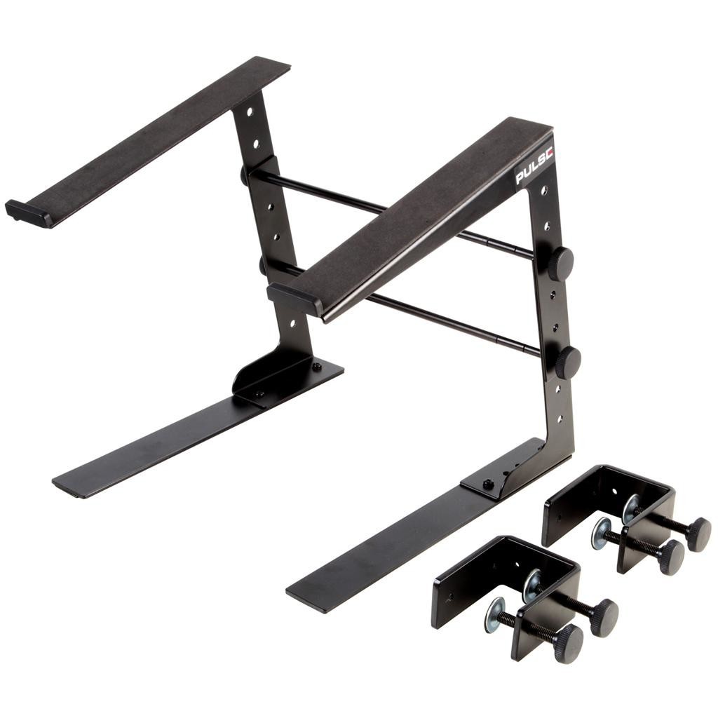Pulse Lts Dj Laptop Stand, With Desk Clamps