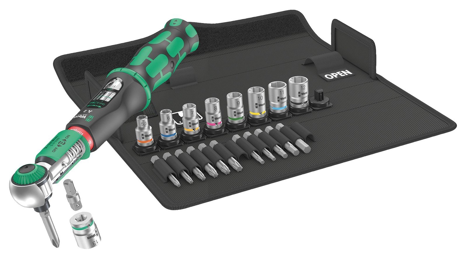 Wera 05075832001 Torque Wrench Set, 2-12Nm, 23Pices