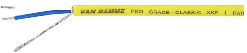 Van Damme 268-068-040 Cable, 1 Pair Install, Yellow, 100M