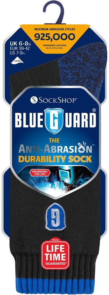 Blueguard Sbm21H1Blk Blueguard Work Socks Black 6-8.5