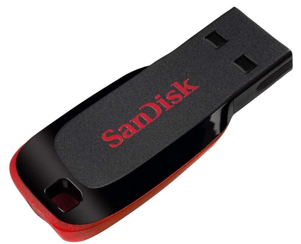 Sandisk Sdcz50-128G-B35 Usb Drive, Cruzer Blade, 128Gb
