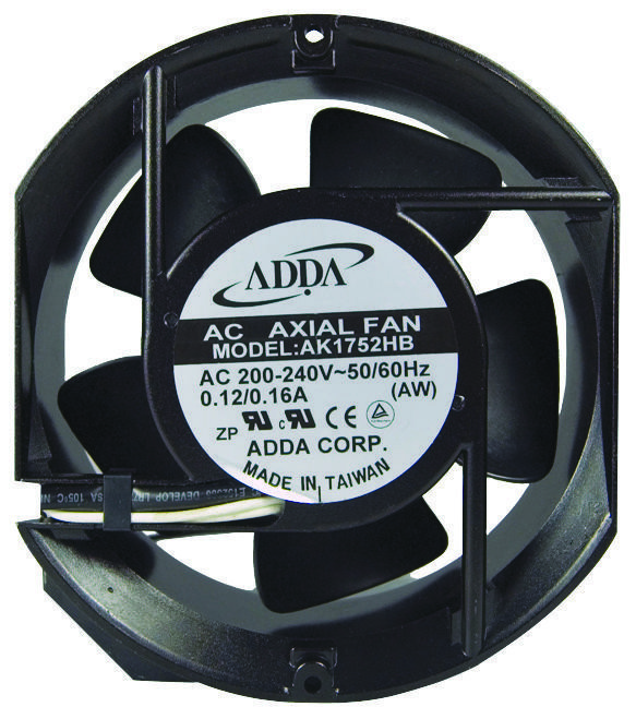 Adda Ak1752Hb-At Axial Fan, 172mm, 240Vac, 130Ma