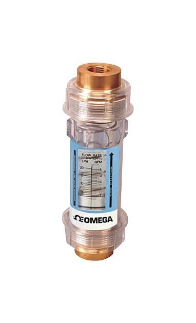 Omega Flc-W11 Flowmeter, 19Lpm, 325Psi, 1/2