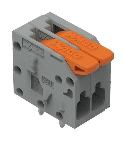 WAGO 2601-1102 Terminal Block, Wire To Brd, 2Pos, 16Awg