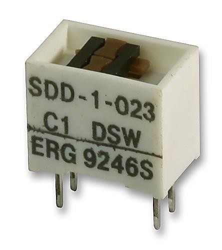Erg Components Sdd-1-023 Switch, Dil, Ganged, 1Way