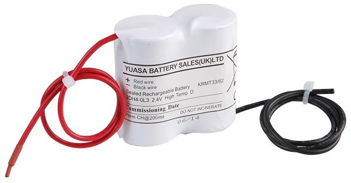 Yuasa 2Dh4-0L3 Battery, NI-Cad 2Xd Side-Side Leads