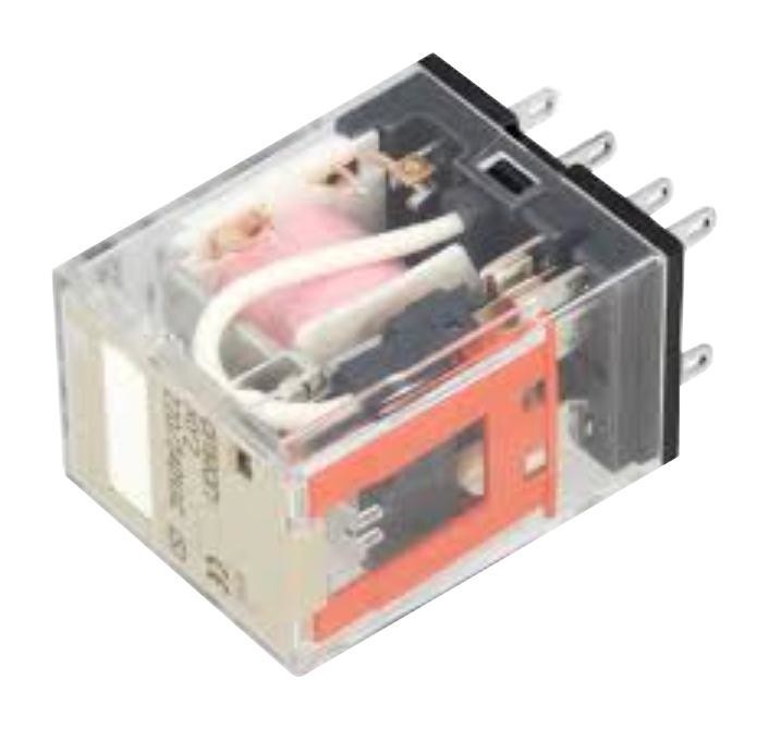 Omron My2 12Acs Relay, Dpdt, 250Vac, 30Vdc, 10A