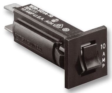 Potter & Brumfield Relays / Te Connectivity 3-1393250-3 Thermal Circuit Breaker, 1P, 20A, 250Vac