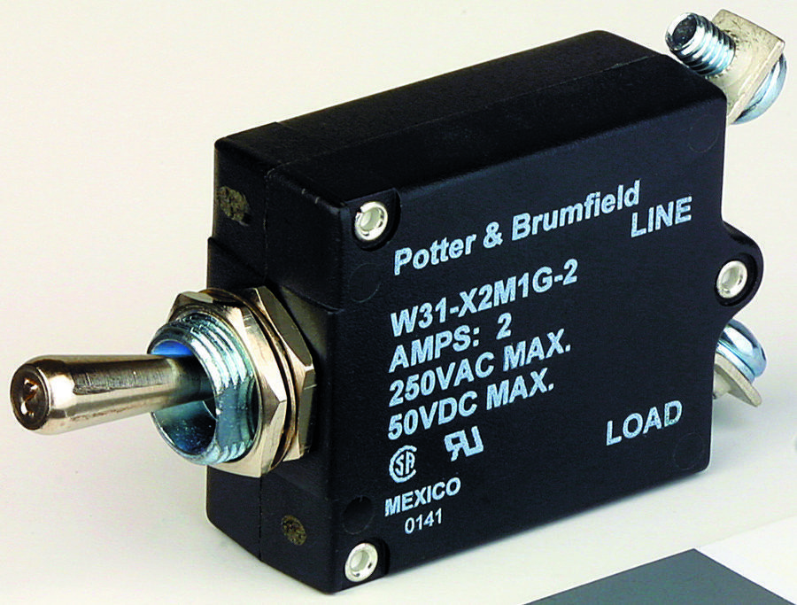 Potter & Brumfield Relays / Te Connectivity 4-1393247-3 Thermal Circuit Breaker