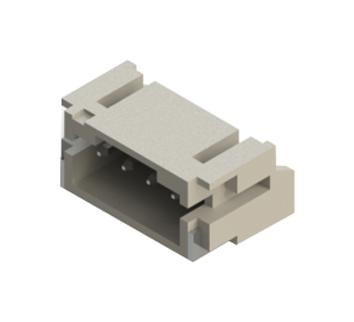 Edac 140-504-417-060 Pin Header Connector, Brass, 4Pos, 1Row, 2mm