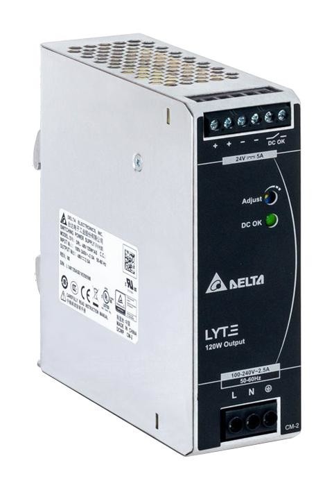 Delta Electronics/power Drl-24V120W1As Power Supply, Ac-Dc, 24V, 5A