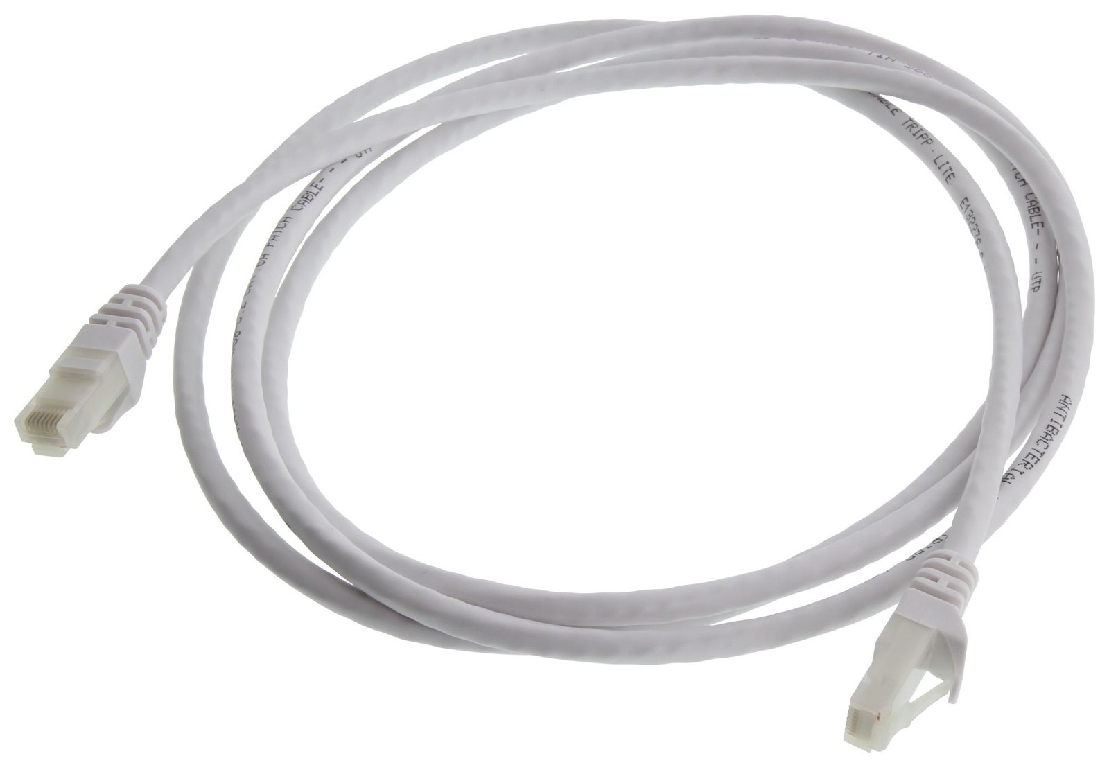 Eaton Tripp Lite N261Ab-007-Wh Enet Cable, Rj45 Plug-Plug, 7Ft, White