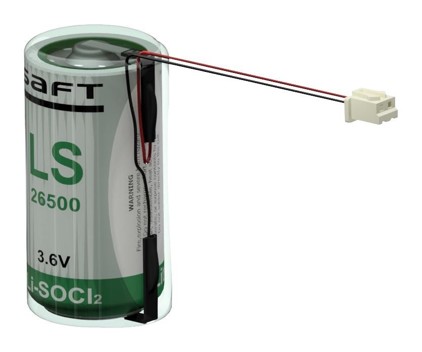 Saft Ls26500 Flc Battery, C, 3.6V, 7.7Ah