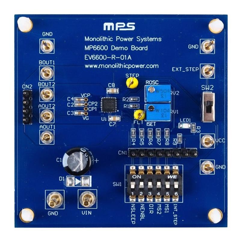 Monolithic Power Systems (Mps) Ev6600-R-01A Evaluation Board, Stepper Motor-Bipolar