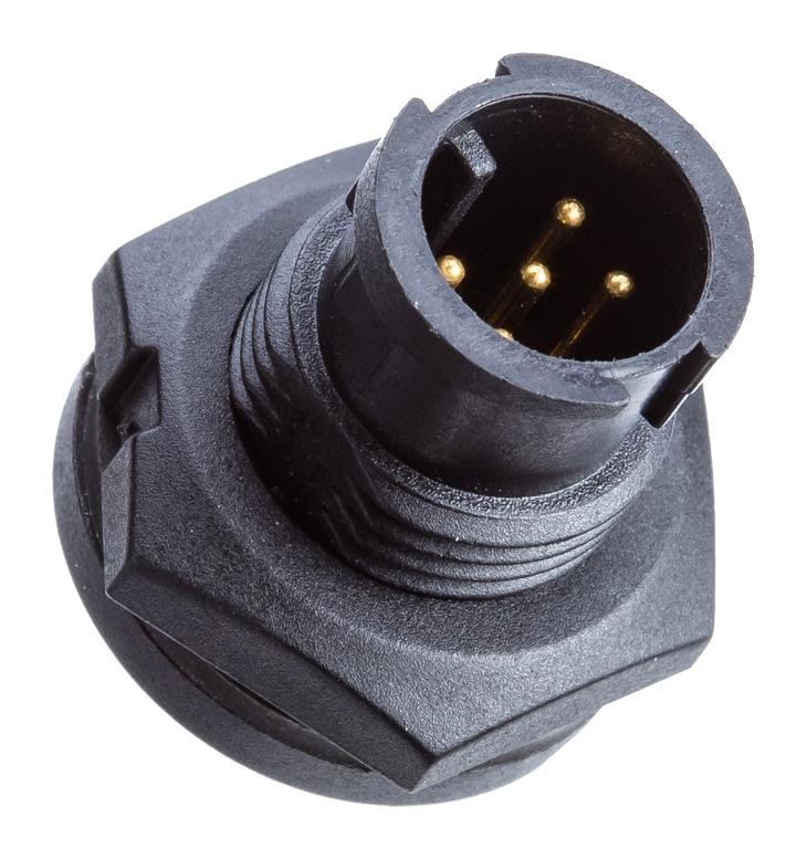 Amphenol LTW Aad-03Pmms-Lc7001 Circular Connector, Rcpt, 3Pos, Panel