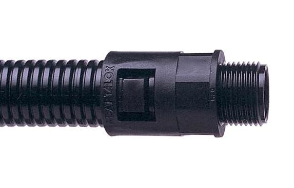 Abb Adaptaflex Al21/m20/a/bl Conduit Connector, Straight, Nylon 66, 21mm