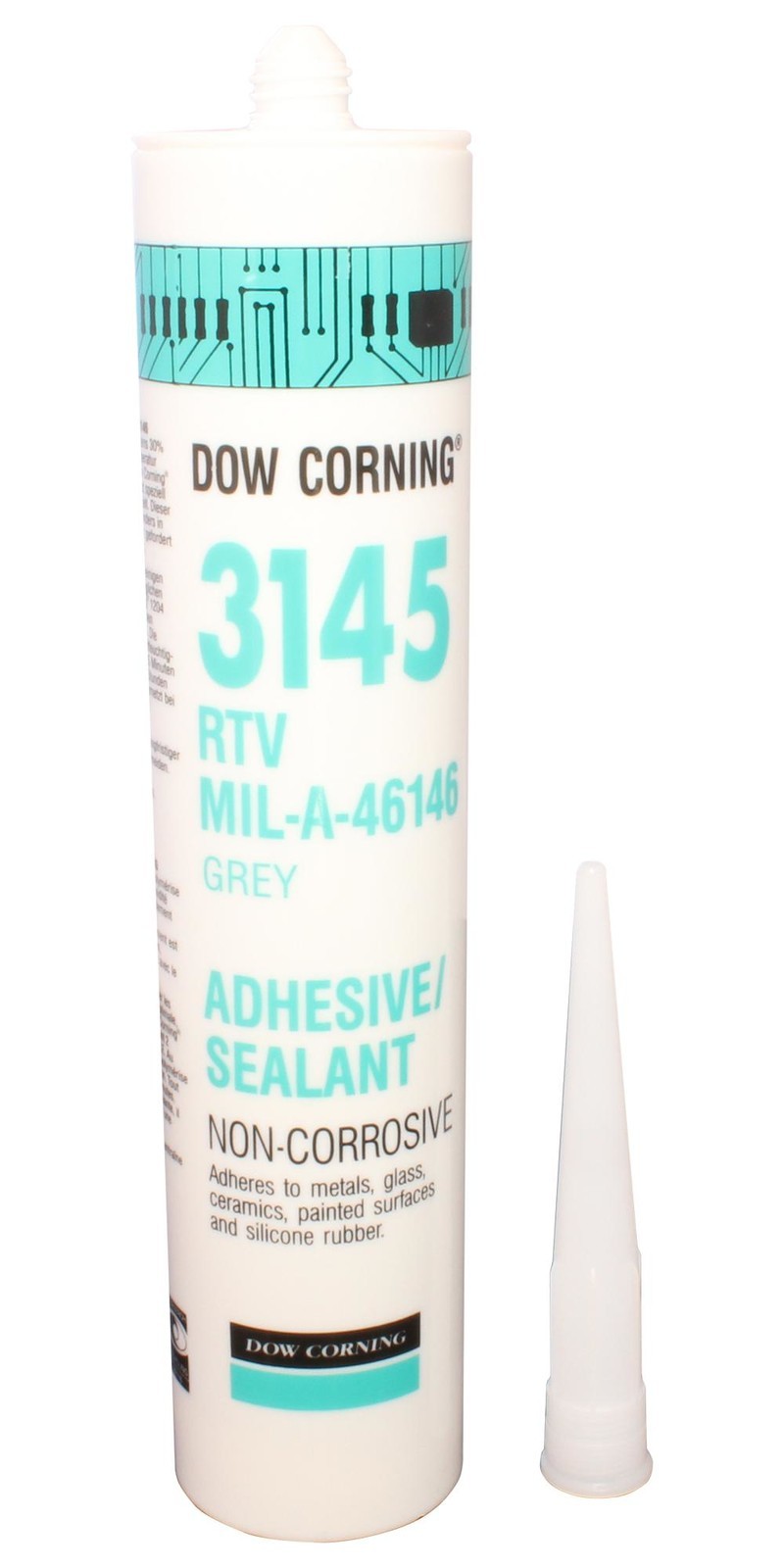 Dow 3145 Grey 310Ml Sealant, Silicone, Grey, 310Ml