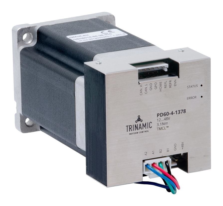 Trinamic/analog Devices Pd60-4-1378-Tmcl Stepper Motor, 12-52Vdc, 3A