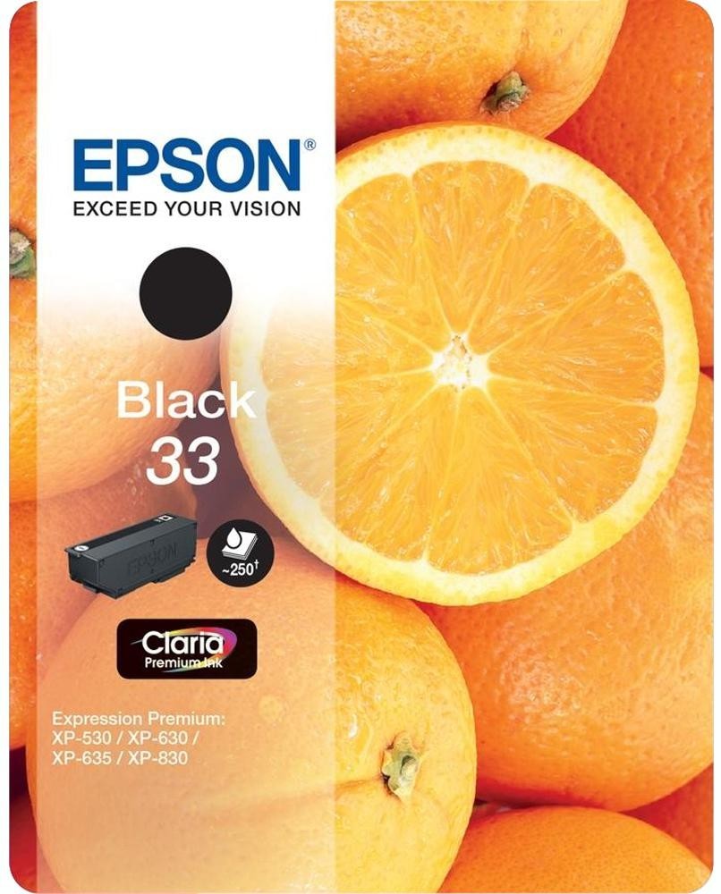 Epson C13T33314010 Ink Cartridge, T3331, Black, Epson