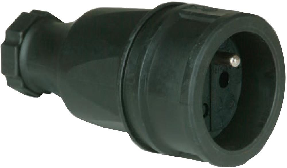 Pce 2410-Sc Belgium/french Blk Rubber Connector Ip20