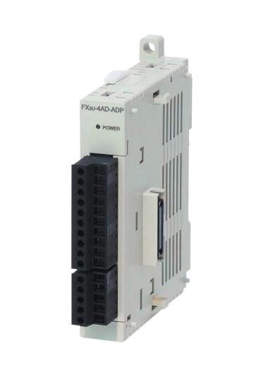 Mitsubishi Fx3U-4Ad-Adp Analog I/o Adapter, 4 I/p, 24Vdc