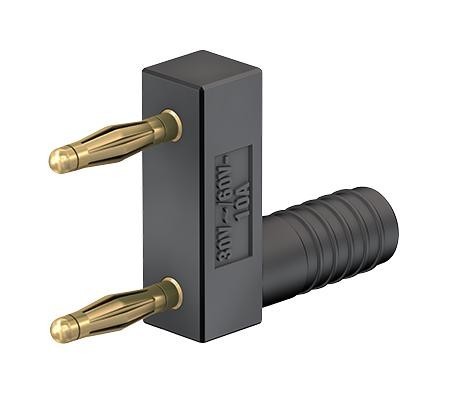 Staubli 63.9848-21 Plug, 2mm, Link, Gold, 12mm Pitch, Pk2