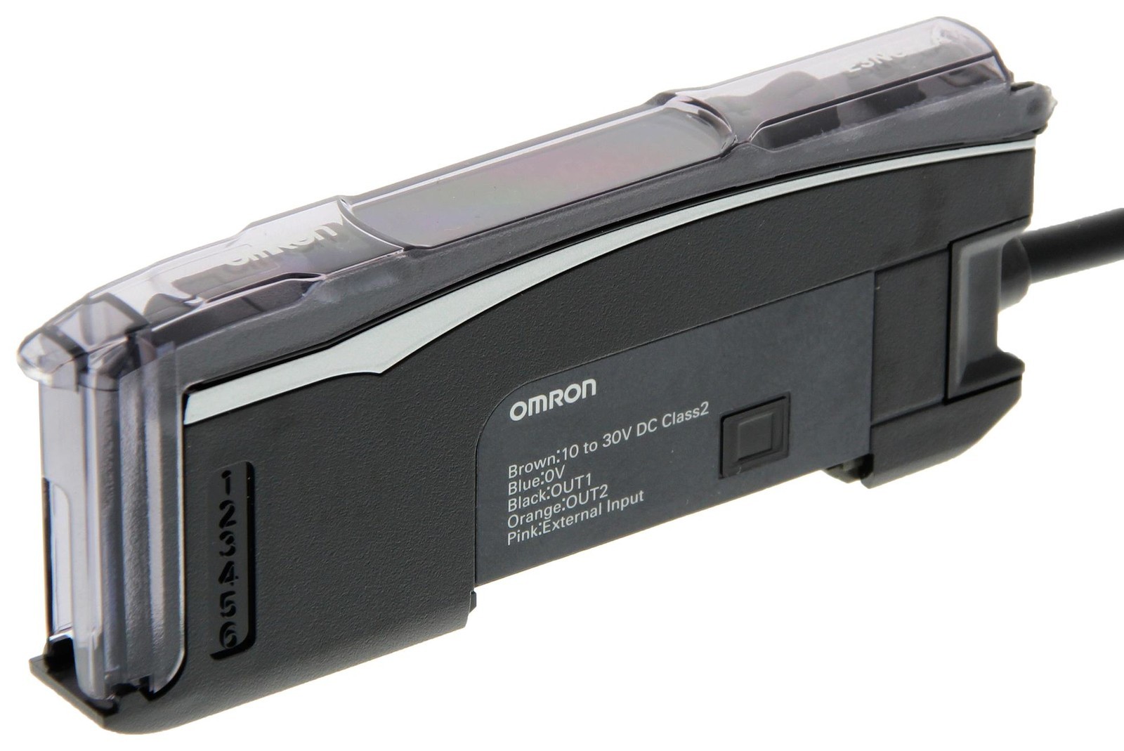 Omron E3Nc-La51 2M Laser Photo Sensor, Pnp, Pre-Wired, 30V