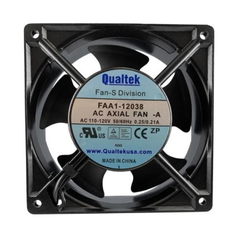 Qualtek Electronics Faa1-12038Nbkt31-A Ac Axial Fan, 120mm, 107Cfm, 48.1Dba