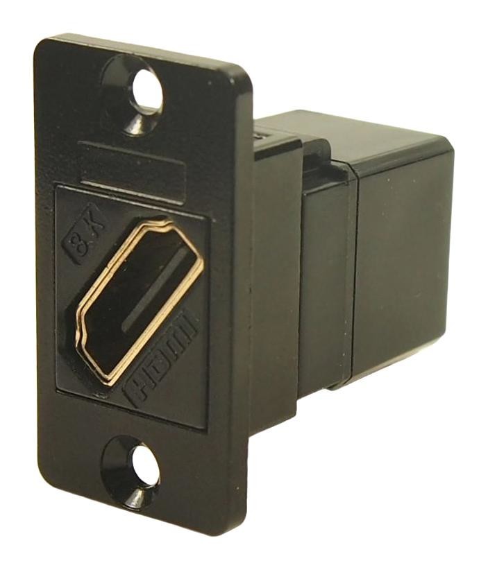 Cliff Electronic Components Cp30688Mb Hdmi Coupler, Rcpt-Rcpt, Panel