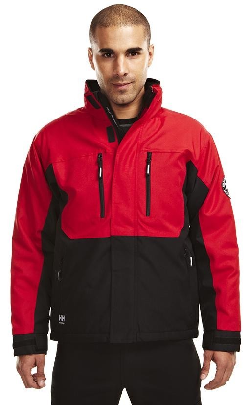 Helly Hansen 76201 130 Xl Berg Winter Jacket - Red/black Xl