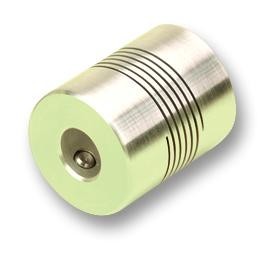 Huco 724.09.1414 Coupling, 3mm X 3mm, Aluminium