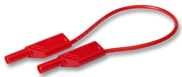 Hirschmann Test And Measurement 934069101 Test Lead, Red, 2M, 1Kv, 16A