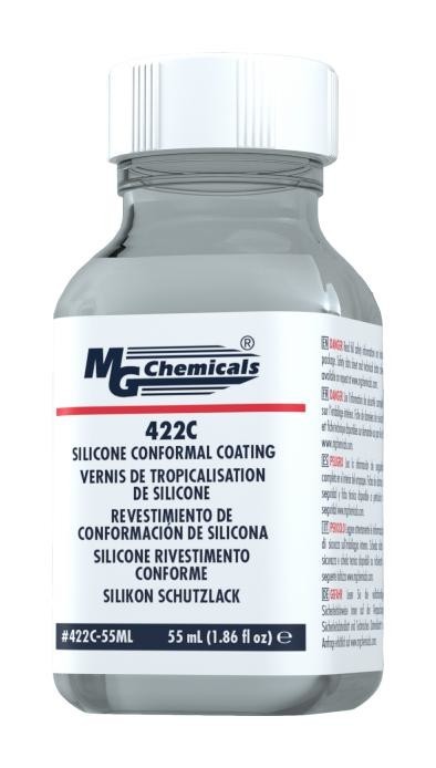 MG Chemicals 422C-55Ml Silicone Conformal Coating, Bottle, 55Ml