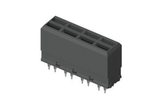 Samtec Hpts-4-S-D-Vt Backplane Connector, Rcpt, 6Pos, 3.2mm