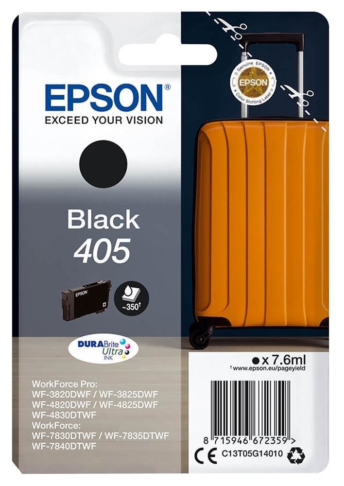 Epson C13T05G14010 Ink Cartridge, Epson 405, Black