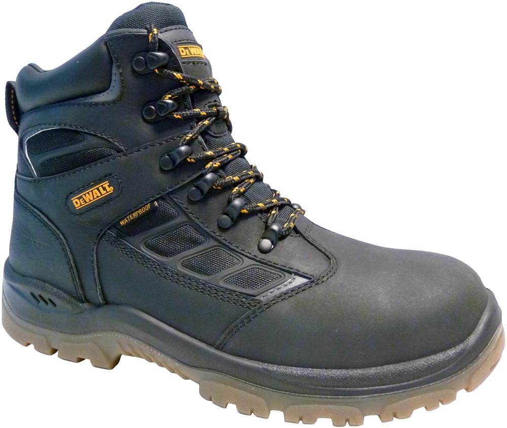 Dewalt Workwear Hudson Blk - 12 Safety Boot, Waterproof, Black, 12